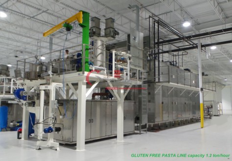 GLUTEN FREE PASTA LINE 1000 KG